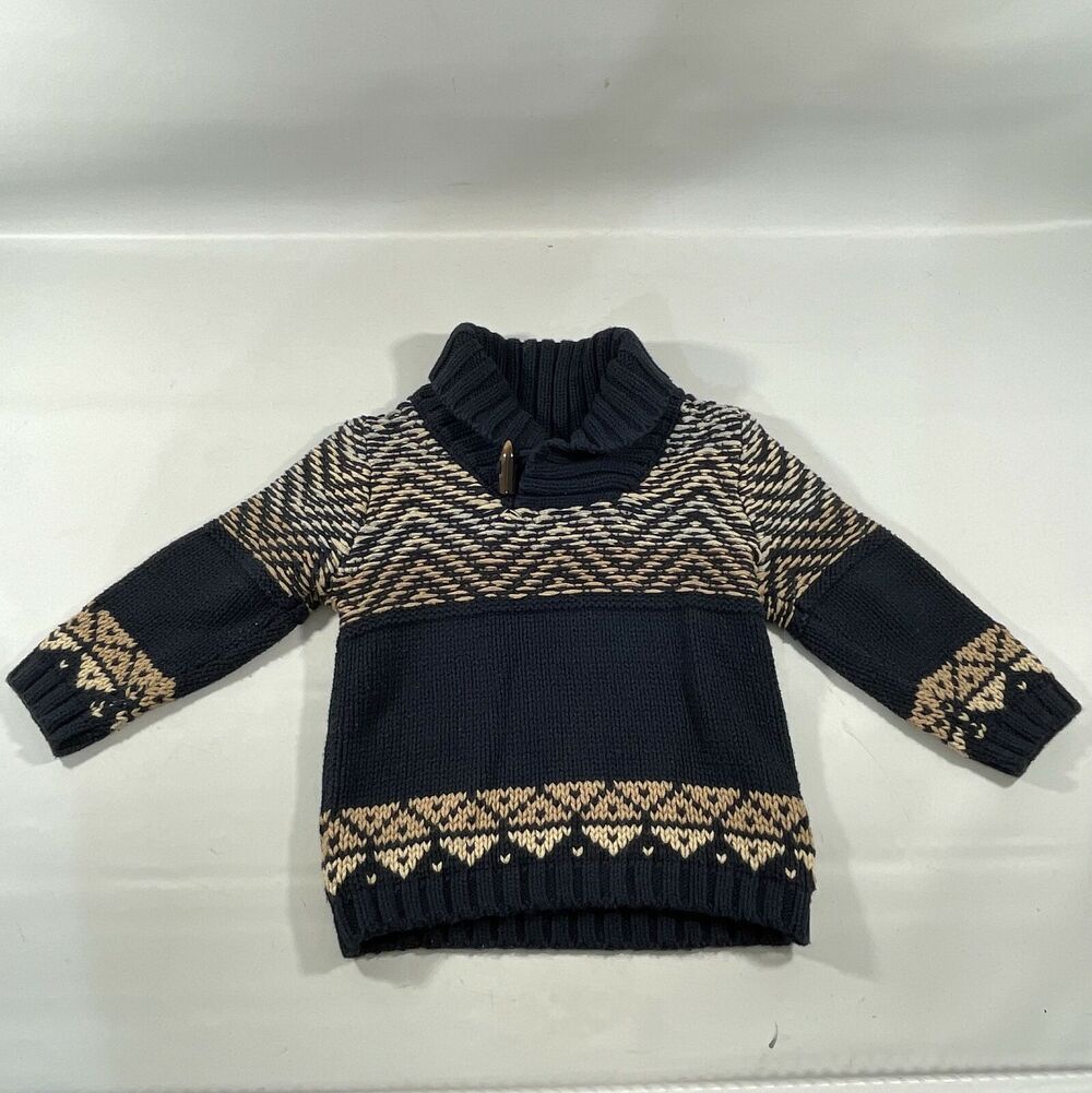 Skyr Baby Boys Sweater 18M Navy Blue